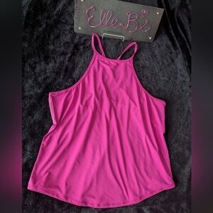 NWOT All In Motion Vibrant Pink Sprint Free Tank M